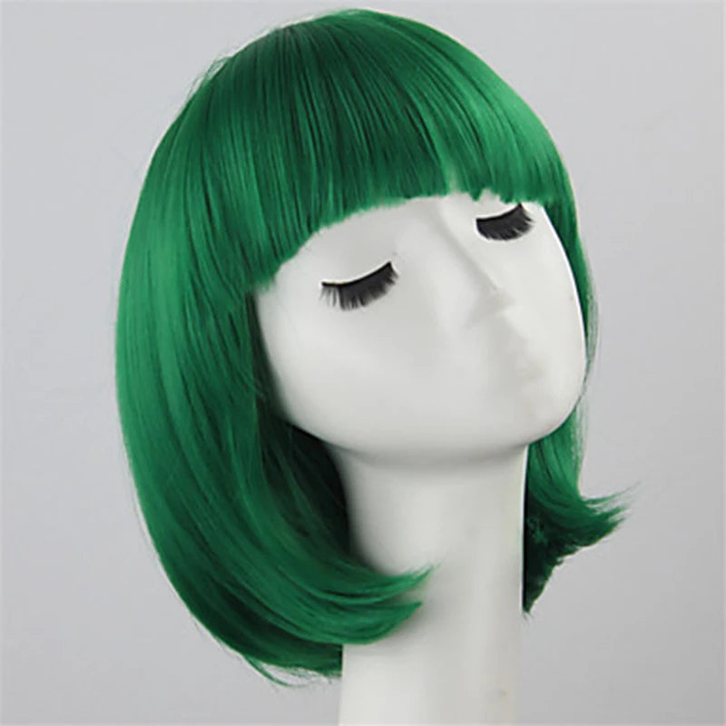 HAIRJOY Synthetic Hair Women  Red Short Straight  Wig for Cosplay Party