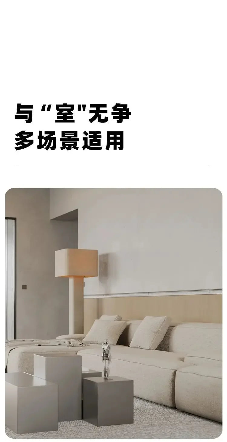 Nordic Creative Stainless Steel Dining Stool Home Light Luxury Living Room Sofa Side Table Balcony Storage Coffee Tables