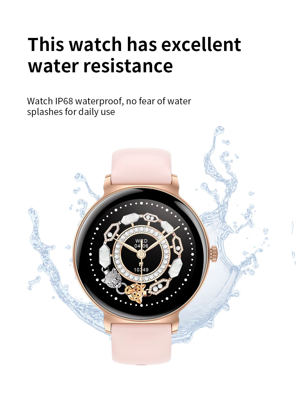 LIGE Ultra-thin Smart Watch Ladies Bluetooth Call Custom Dial Sport Heart Rate Health Tracking Watch Waterproof Women Smartwatch