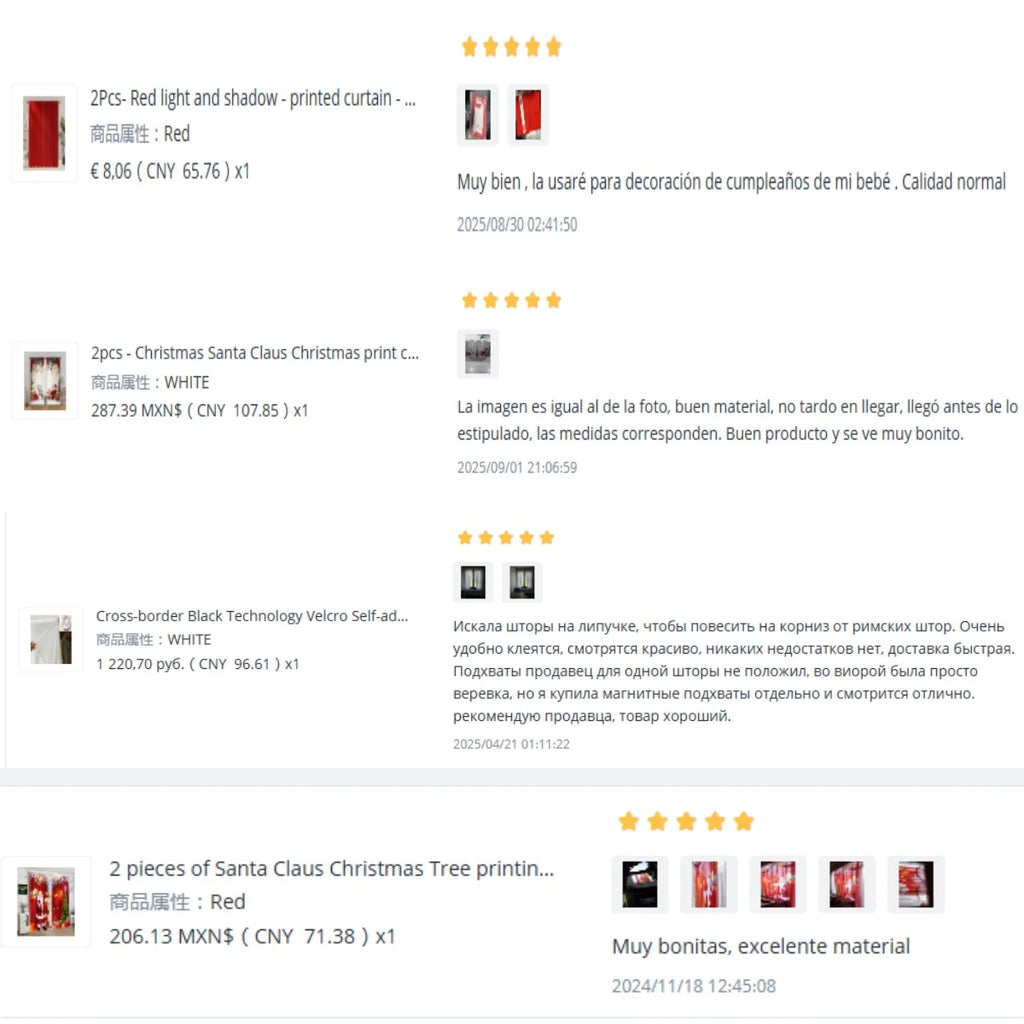 Christmas decoration-2Pcs-Flower plant tassels print curtains,suitable for bedroom,living room,home decoration,window decoration