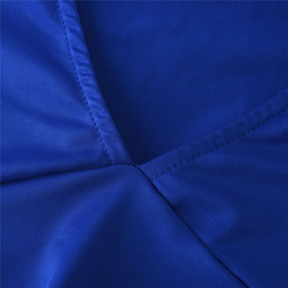 Sexy Deep V Neck High Split Bodycon Cocktail Party Maxi Dress Women Formal Evening Dress Solid Red Summer Long Club Dress