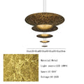 Machine Dela Luce Pendant Lamp Luxury Gold Ceiling Chandelier For Villa Living Room Restaurant LED Dining Room Disc Chandelier