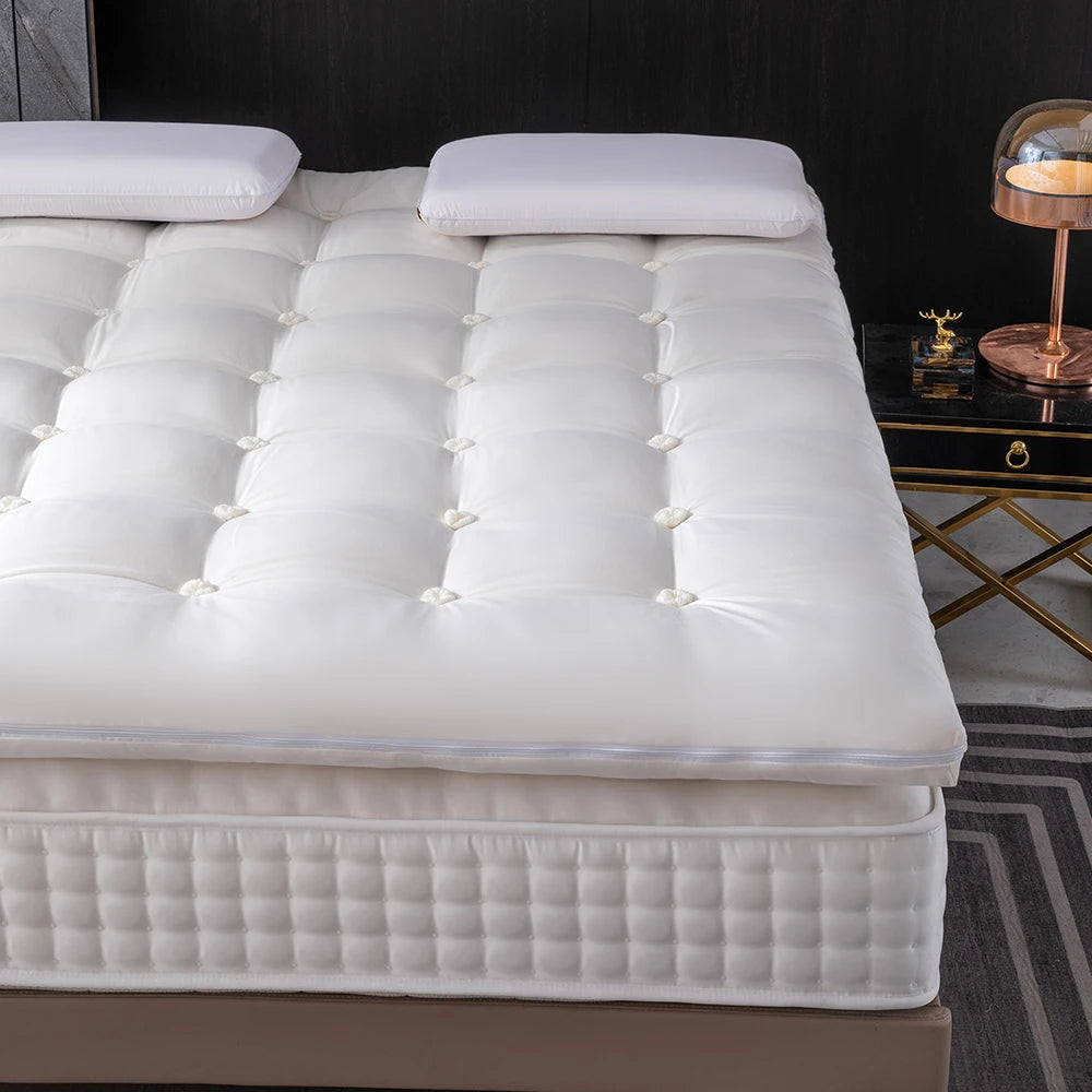 Luxury Hand-Tufted Horsehair Mattress with Natural Wool Camel Hair - No Glue, Handmade,3 Firmness Options,Custom Sizes Available