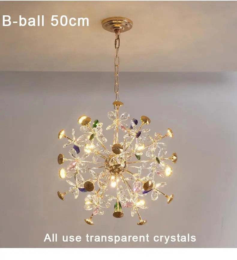 Modern Crystal Led Ceiling Pendant Lamps Home Decoration Hanging Light Fixture Dining Room Bedroom Living Room Chandelier Lustre