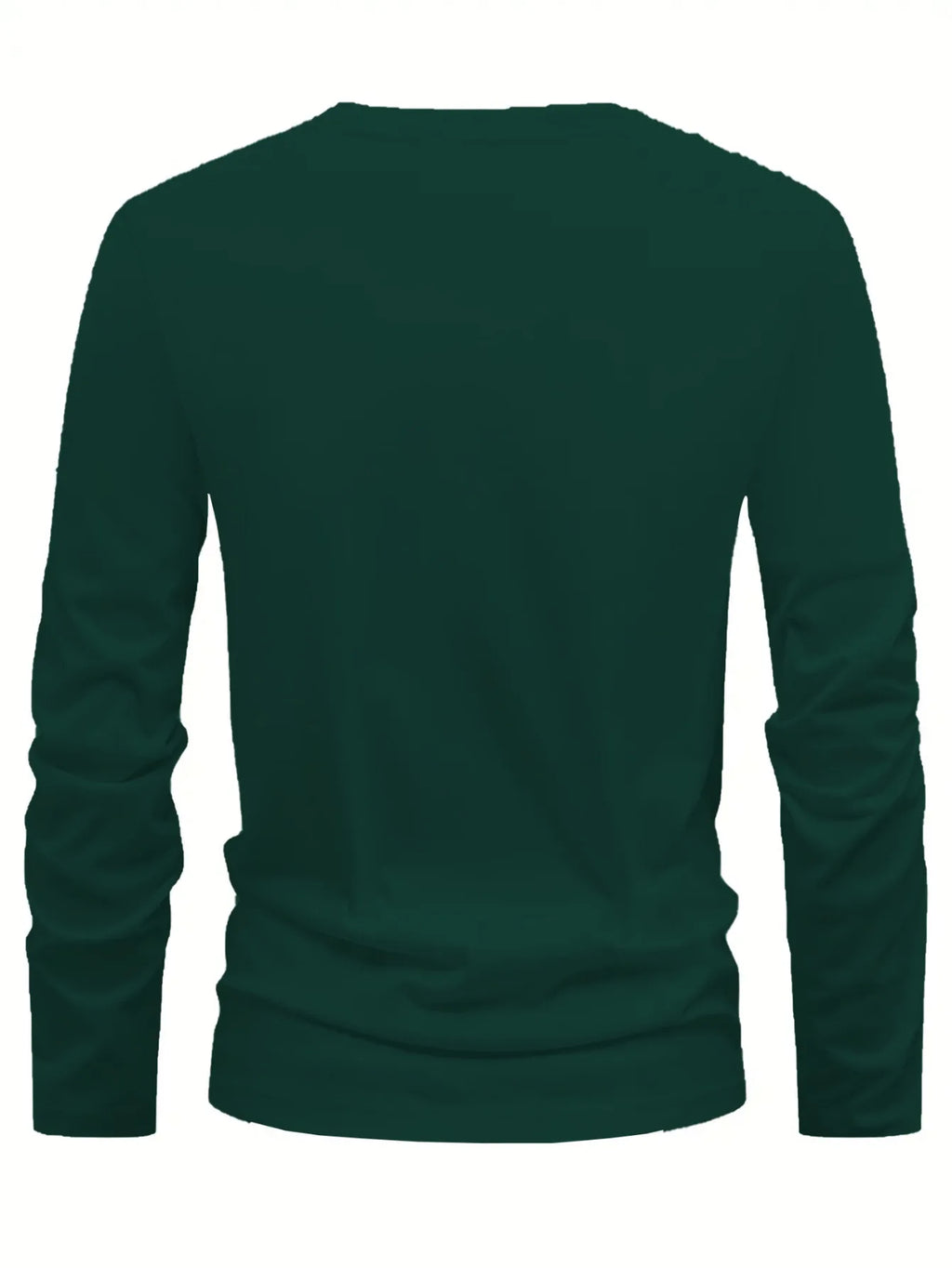 Men's Fun Christmas-style Long-sleeved T-shirt Santa Claus Printed Holiday Gift Couple's Shirt Casual Top  Men Clothing