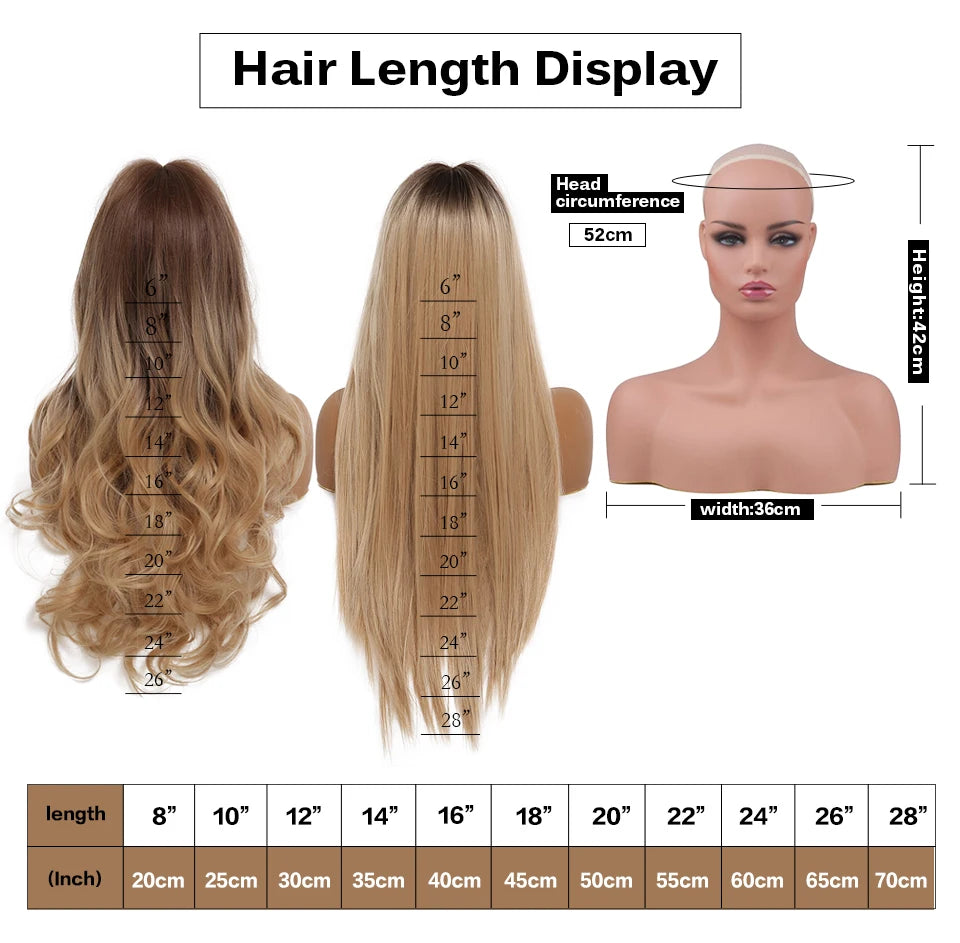 Rose Blonde Ombre Brown Long Natural Wave Synthetic Wigs with Bangs for Women Heat Resistant Daily Cosplay Party Hairs Wig Use