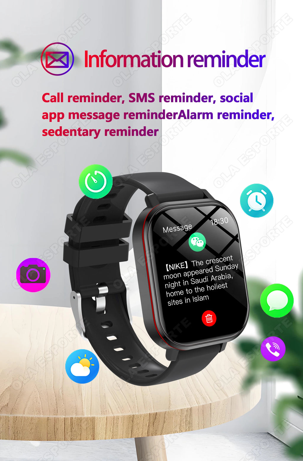 Multifunctional Smart Watch Men Women Bluetooth Connected Phone Music Fitness Sports Bracelet Sleep Monitor Smartwatch 2026 New