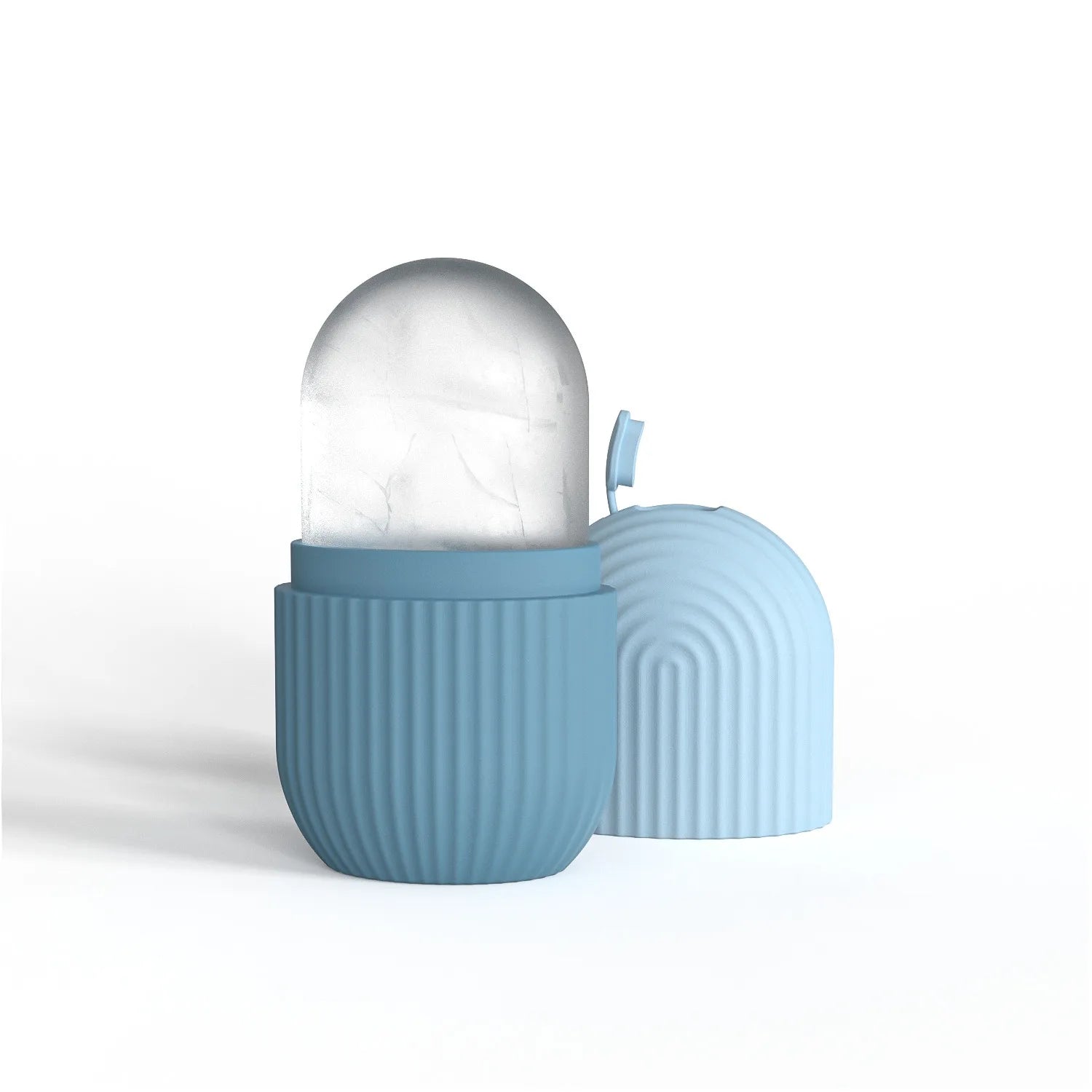 Ice Face Roller Ice Cube Beauty Massage Silicone Ice Mold For Eye Puffiness Ice Facial Roller Shrink Pores