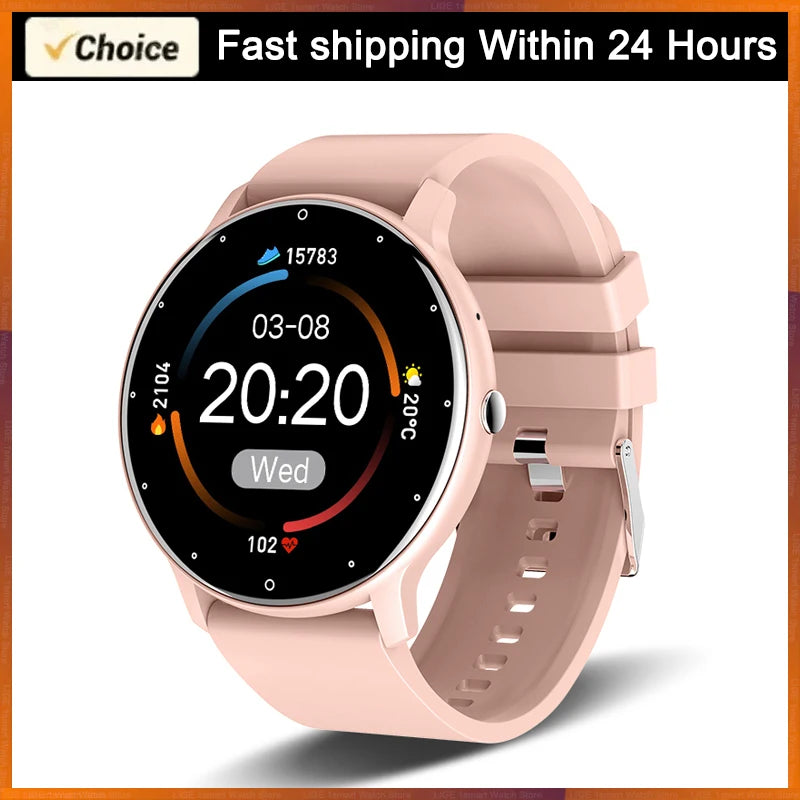LIGE 2025 Smart Watch Women Men Lady Gift Sport Fitness Watches Heart Rate Monitor Waterproof Smartwatch For Xiaomi Android IOS