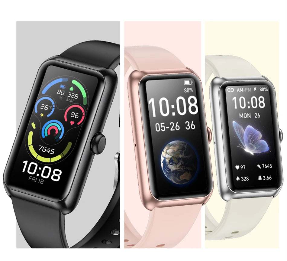 LIGE 1.47" Sports Band Fitness Tracker Watches for Women Men with Heart Rate Sleep Monitor IP68 Waterproof Pedometer Smart Watch