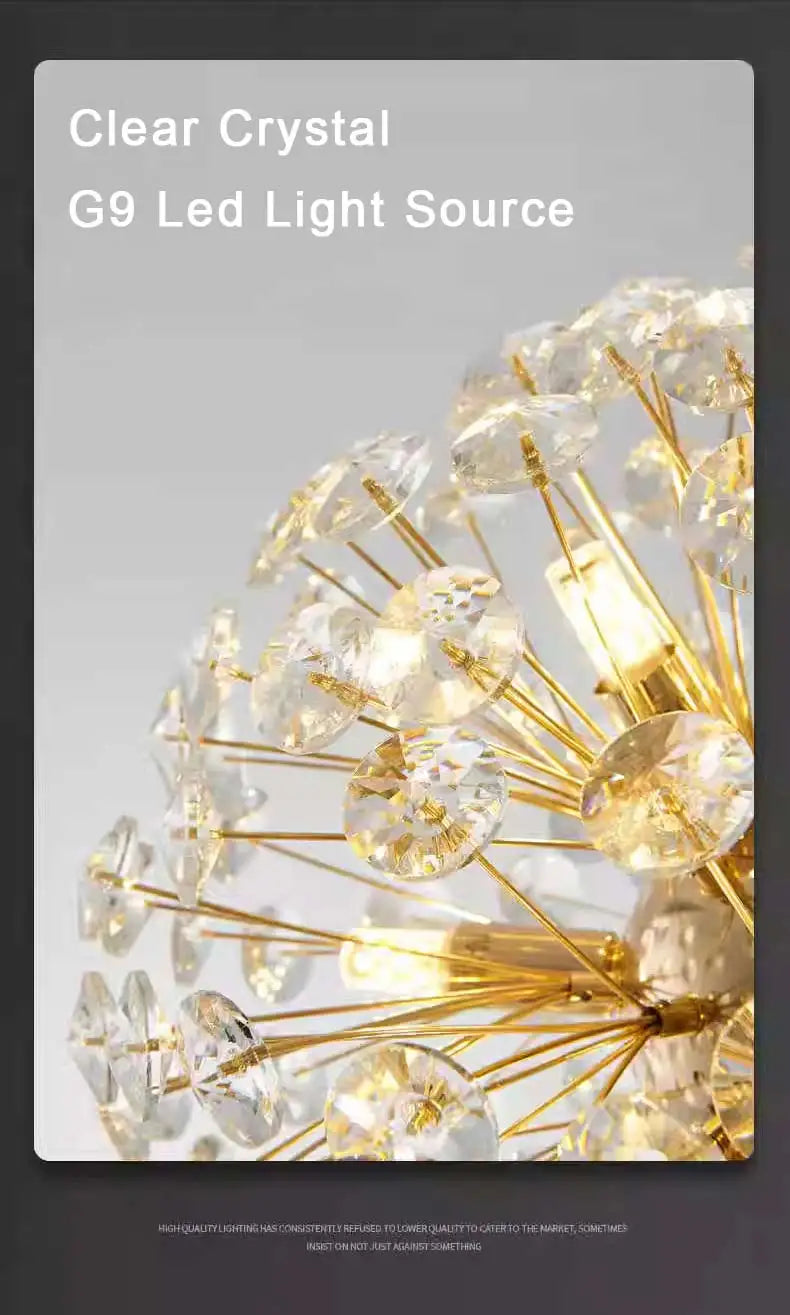 Modern Crystal Led Ceiling Pendant Lamps Home Decoration Hanging Light Fixture Dining Room Bedroom Living Room Chandelier Lustre