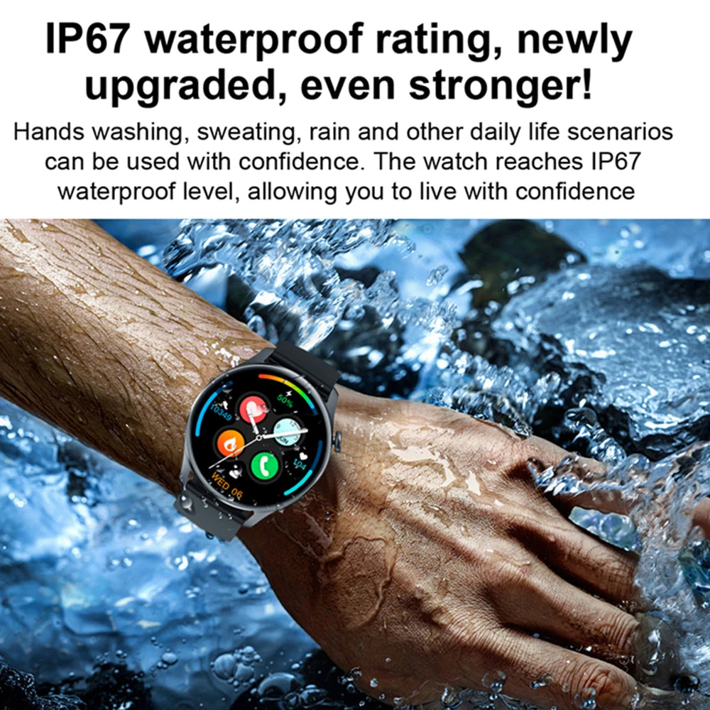 New Smartwatch For Huawei Men Women Sports NFC Bluetooth Talk Waterproof Health Heart Rate Weather Music Playback Smartwatch