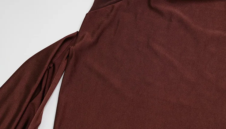 CNYISHE Mesh Patchwork Solid O Neck Women Dresses Autum Sheer Sexy Club Long Sleeve Hip Wrap Bodycon Fashion Female Streetwear