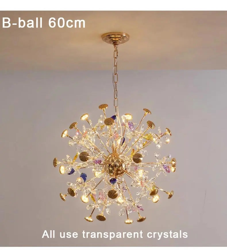 Modern Crystal Led Ceiling Pendant Lamps Home Decoration Hanging Light Fixture Dining Room Bedroom Living Room Chandelier Lustre
