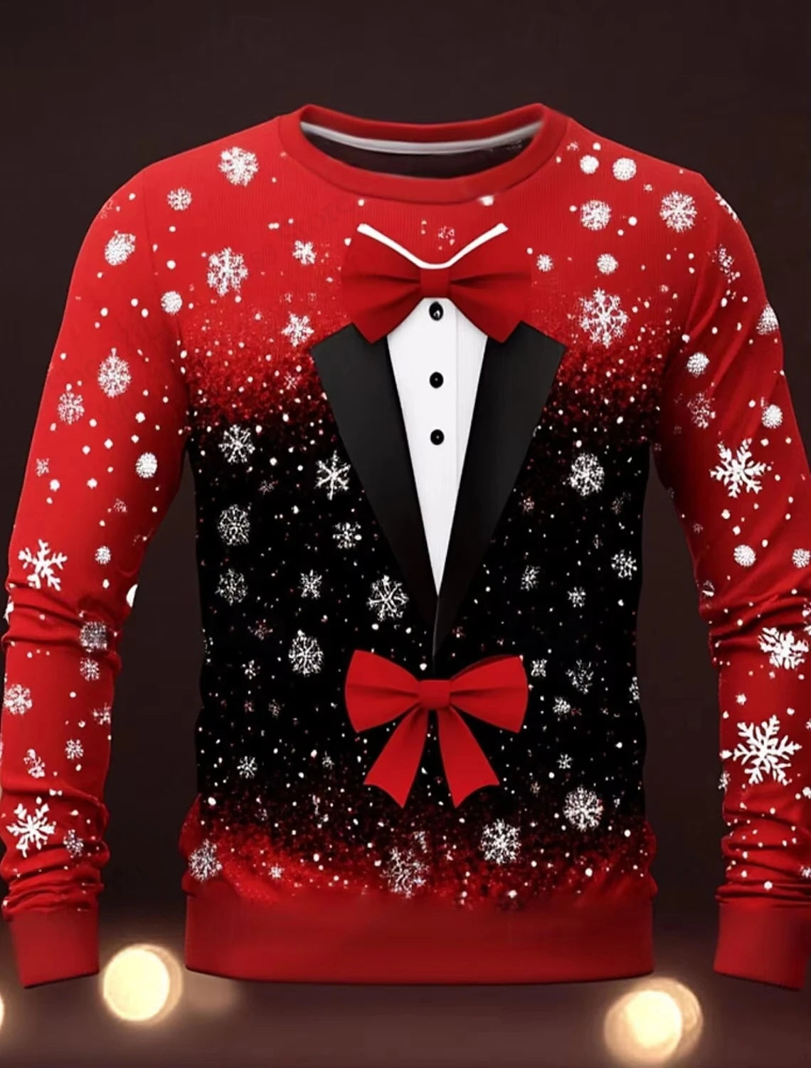 Merry Christmas Santa Claus 3d Print Graphic T-shirt Men Women Fashion Long Sleeve T-shirts Christmas Tree Tops Tees Gift New