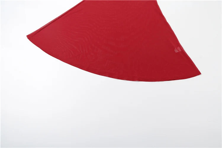 Nibber Sexy Swinging Collar Maxi Dress Women Patchwork See Through Full Sleeve Midnight Party Skinny Coquett Wild Vestidos