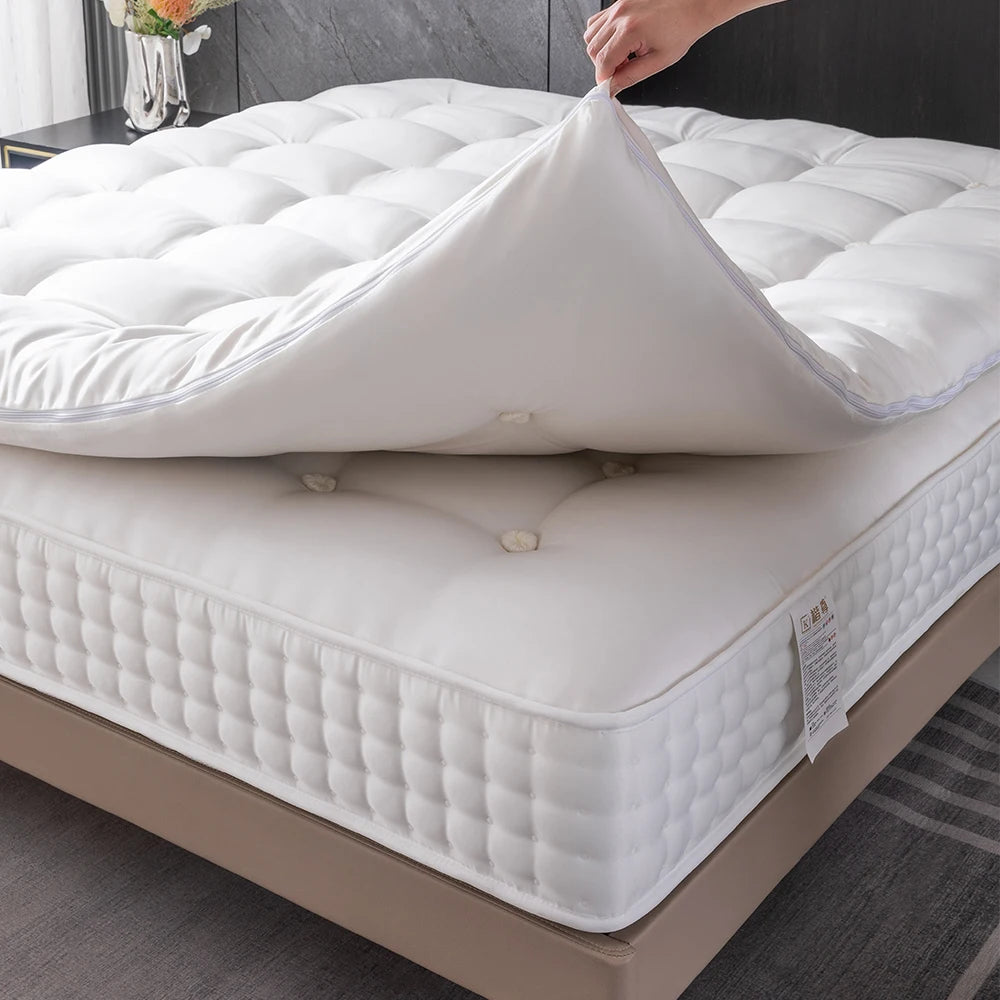 Luxury Hand-Tufted Horsehair Mattress with Natural Wool Camel Hair - No Glue, Handmade,3 Firmness Options,Custom Sizes Available