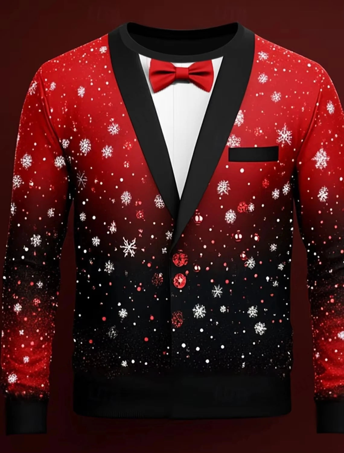 Merry Christmas Santa Claus 3d Print Graphic T-shirt Men Women Fashion Long Sleeve T-shirts Christmas Tree Tops Tees Gift New