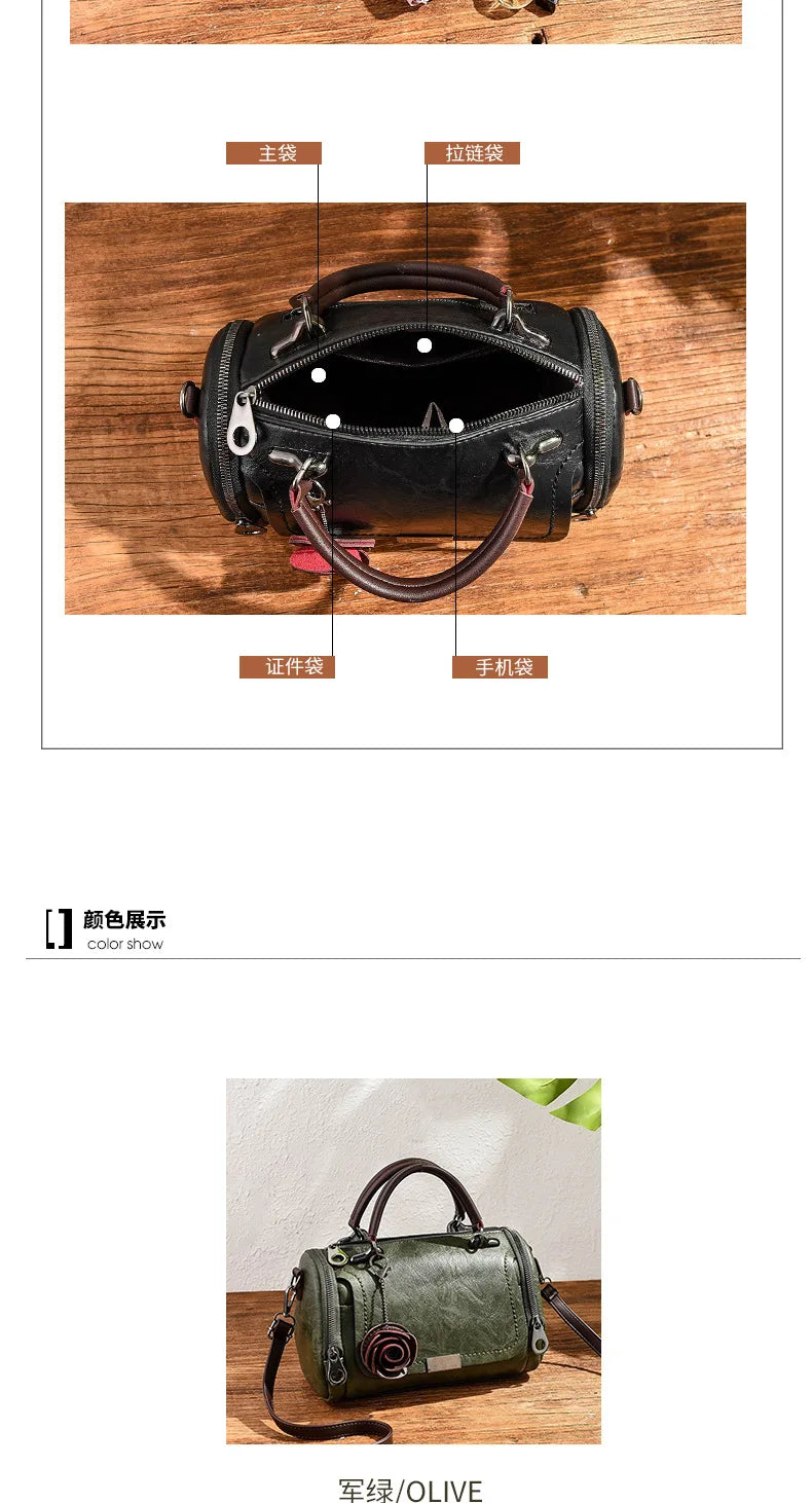 New  shoulder Bag for 2025 luxury designer handbag women Handbags leather Printed monogram single shoulder straddle bag