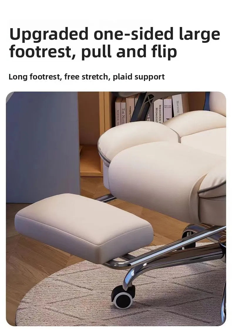 Computer Chair Reclining Comfortable Sedentary Gaming Chair Backrest Sofa Chair Desk Dormitory Live Study Swivel Chair Furniture