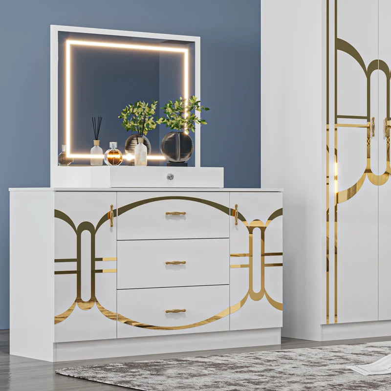 Simple Modern King Room Full Set Home Du Luxury Wood Frame Bedroom Furniture Set