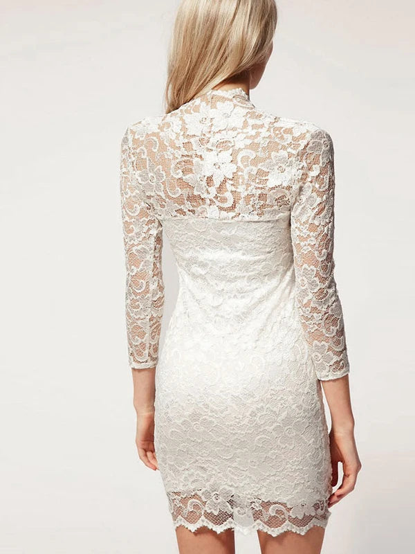 Women Lace Dress Casual Deep V Dresses 2025 Dress in Liquidation