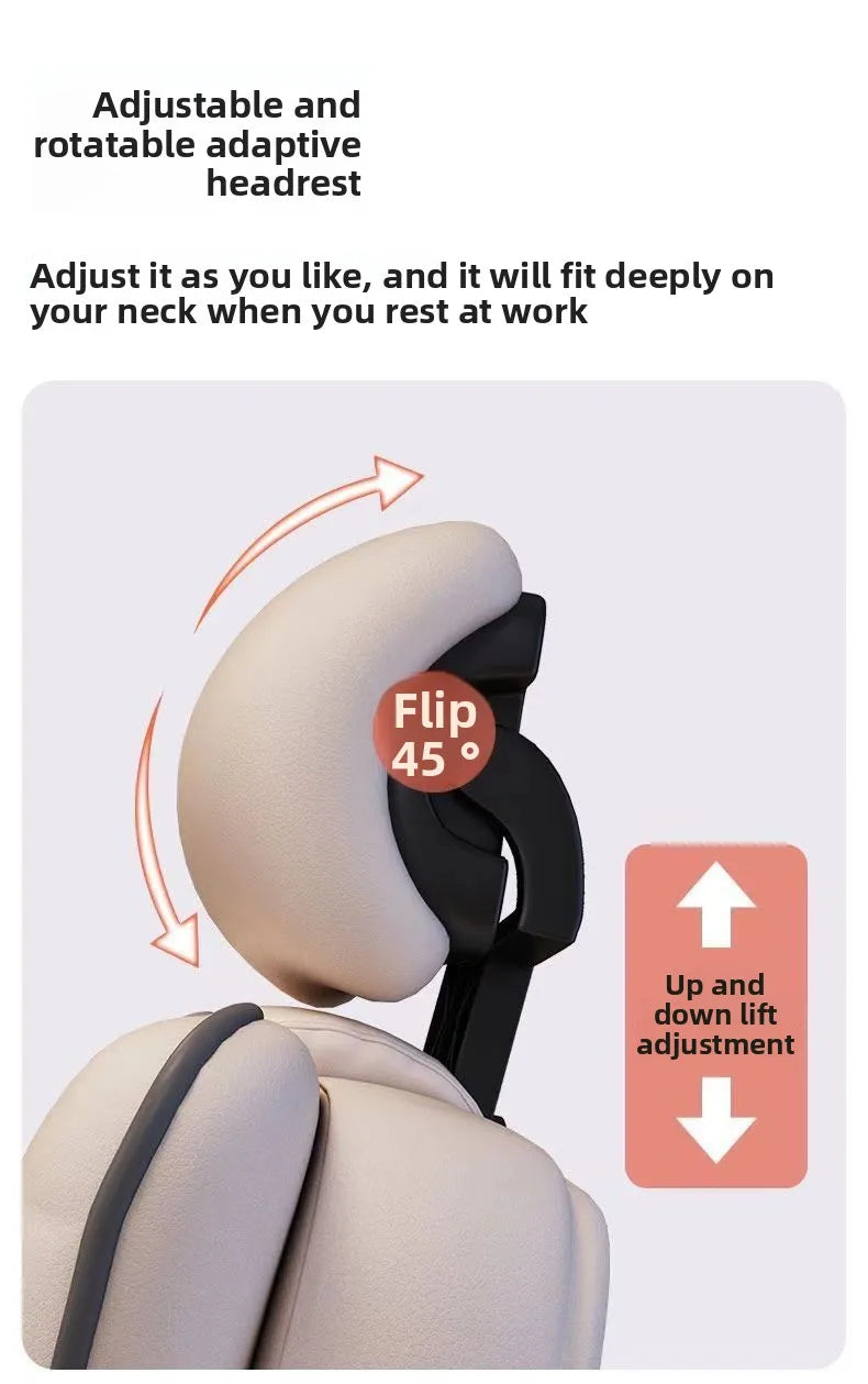 Computer Chair Reclining Comfortable Sedentary Gaming Chair Backrest Sofa Chair Desk Dormitory Live Study Swivel Chair Furniture