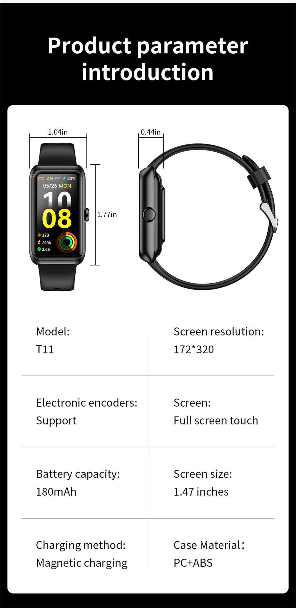 LIGE 1.47" Sports Band Fitness Tracker Watches for Women Men with Heart Rate Sleep Monitor IP68 Waterproof Pedometer Smart Watch