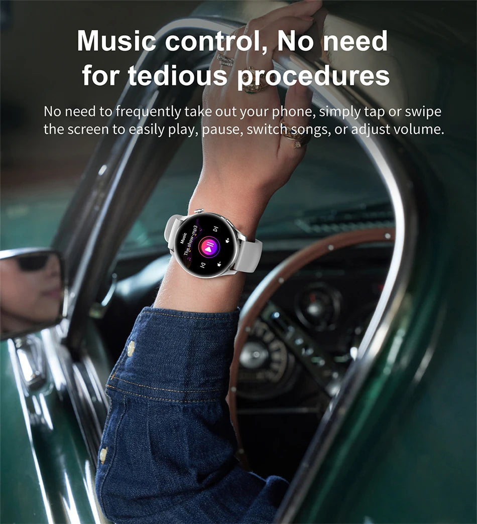 New Smartwatch For Huawei Men Women Sports NFC Bluetooth Talk Waterproof Health Heart Rate Weather Music Playback Smartwatch