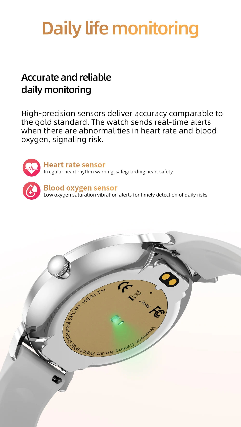 LIGE Ultra-thin Smart Watch Ladies Bluetooth Call Custom Dial Sport Heart Rate Health Tracking Watch Waterproof Women Smartwatch