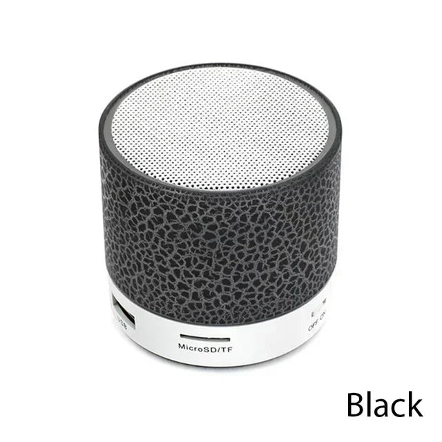 Mini Bluetooth Speaker Wireless Loudspeaker Crack LED SD Card USB Subwoofer Portable MP3 Music Sound Column for PC Mobile Phone