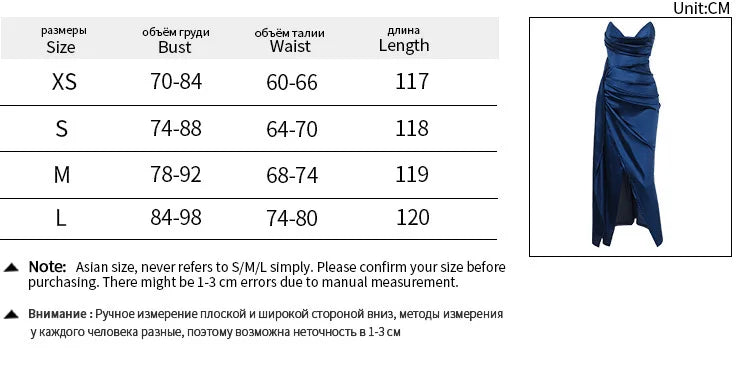 Autumn new European and American fashion temperament sexy slim deep V-waist satin slit dress female