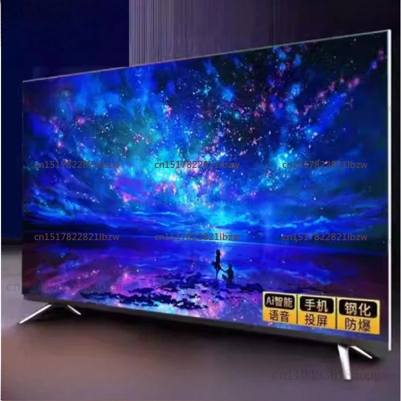 "85 Inch Frameless Smart TV 8K Ultra HD, AI Android TV with Voice Control, HDR10+, for Living Room Home Theater Entertainment"