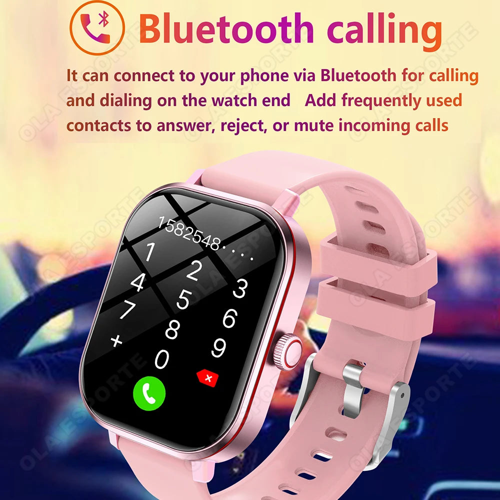 Multifunctional Smart Watch Men Women Bluetooth Connected Phone Music Fitness Sports Bracelet Sleep Monitor Smartwatch 2026 New