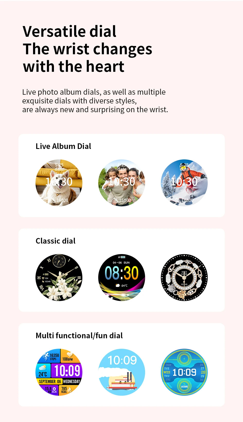 LIGE Ultra-thin Smart Watch Ladies Bluetooth Call Custom Dial Sport Heart Rate Health Tracking Watch Waterproof Women Smartwatch