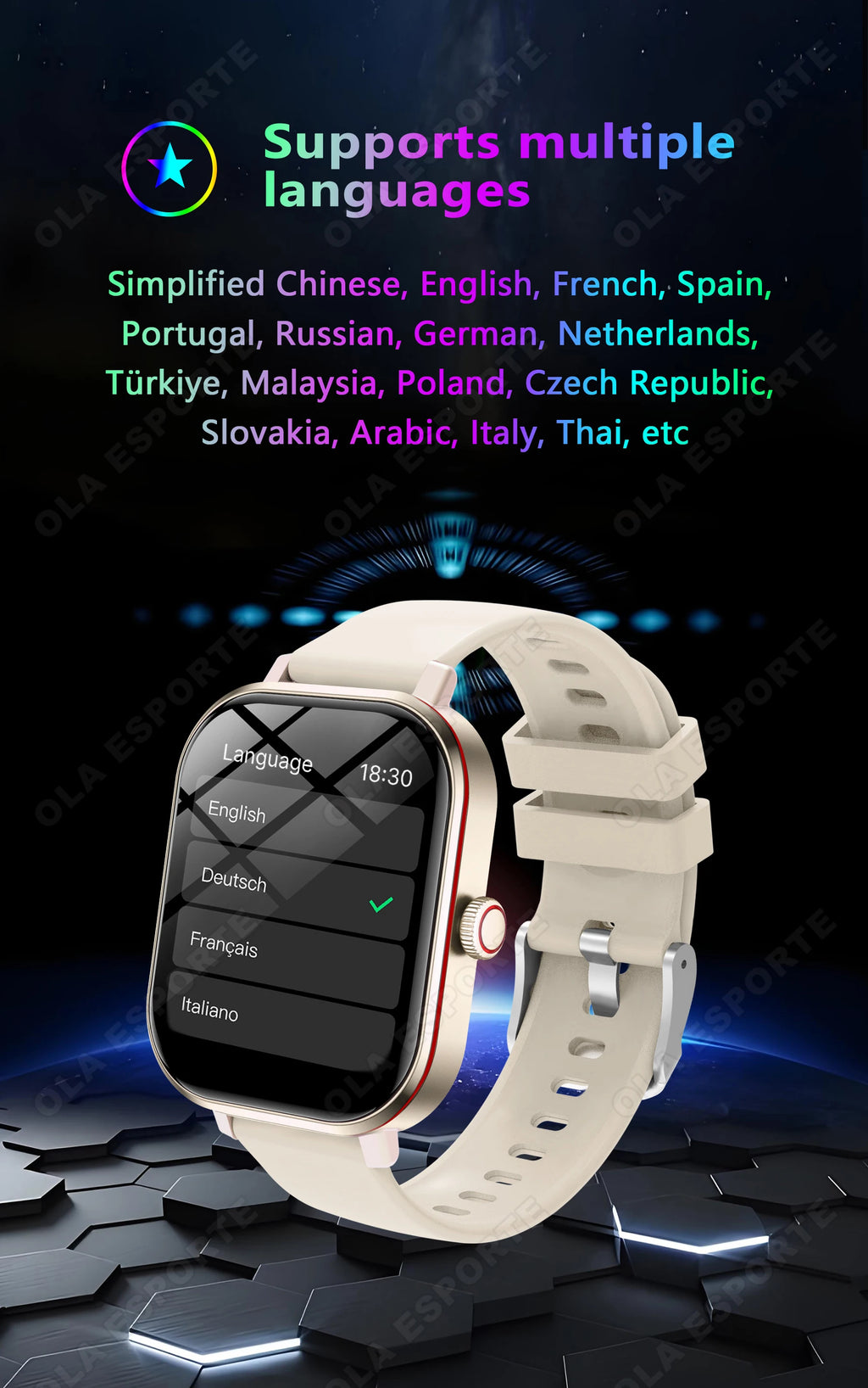 Multifunctional Smart Watch Men Women Bluetooth Connected Phone Music Fitness Sports Bracelet Sleep Monitor Smartwatch 2026 New