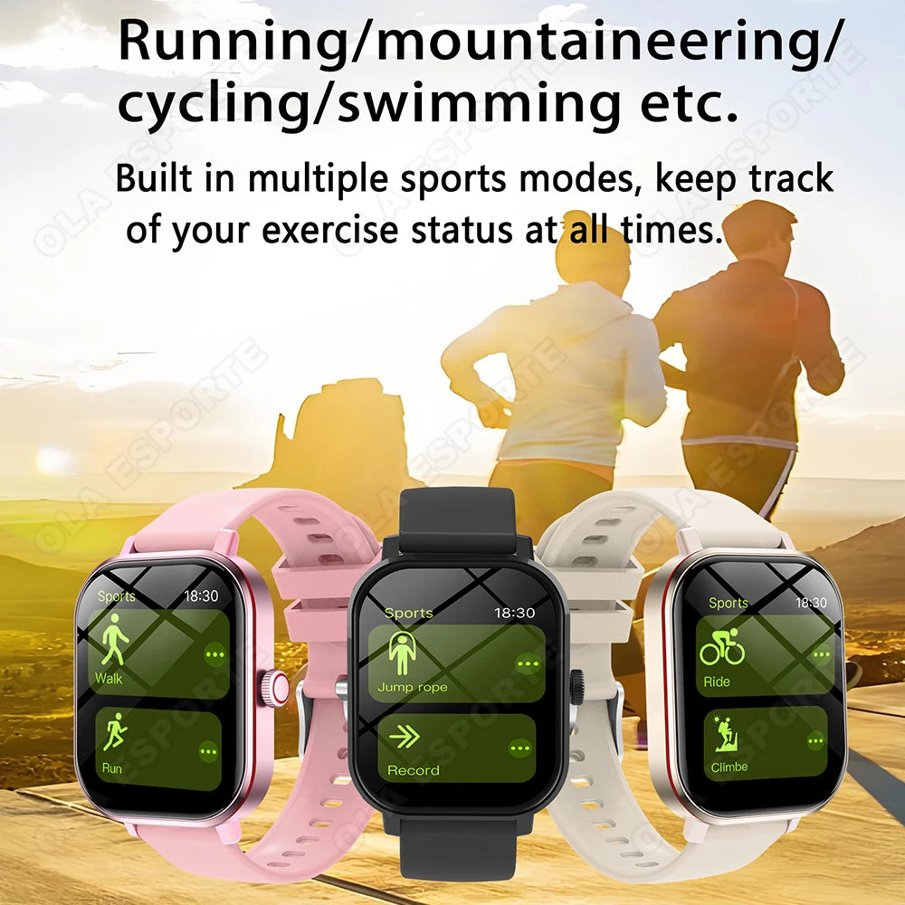 Multifunctional Smart Watch Men Women Bluetooth Connected Phone Music Fitness Sports Bracelet Sleep Monitor Smartwatch 2026 New