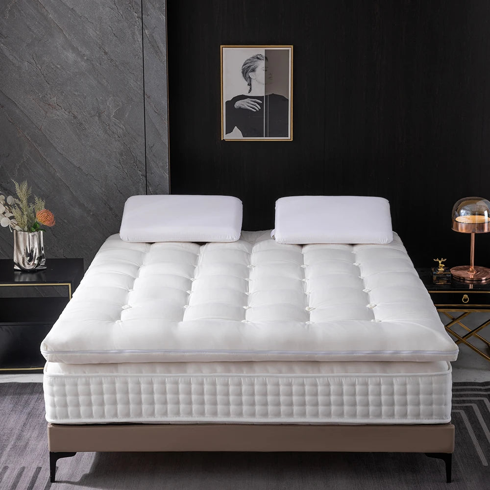 Luxury Hand-Tufted Horsehair Mattress with Natural Wool Camel Hair - No Glue, Handmade,3 Firmness Options,Custom Sizes Available