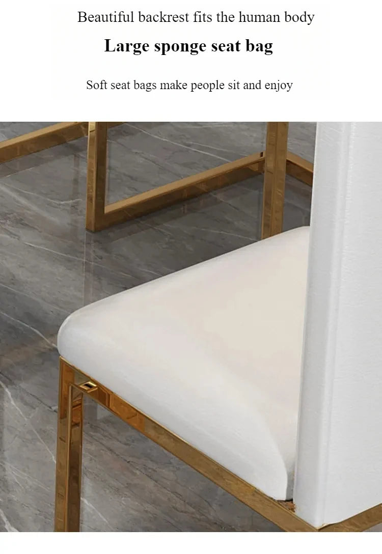 Unique Luxury Table Chairs Modern Legs Metal Design Rectangular Dining Table Space Saving Nordic Mesa De Comedor Funiture