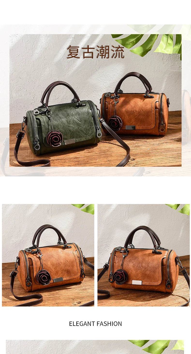 New  shoulder Bag for 2025 luxury designer handbag women Handbags leather Printed monogram single shoulder straddle bag