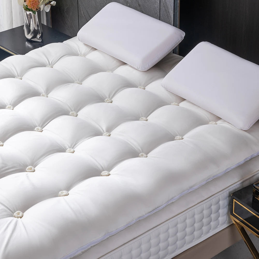 Luxury Hand-Tufted Horsehair Mattress with Natural Wool Camel Hair - No Glue, Handmade,3 Firmness Options,Custom Sizes Available