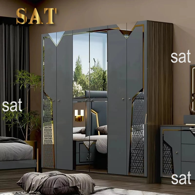 Sofa Modern Deluxe Bed King Wooden Furniture Bedroom Set